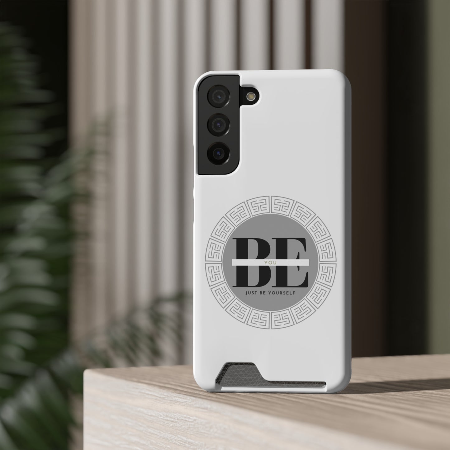 The B - U Shop Phone Case With Card Holder