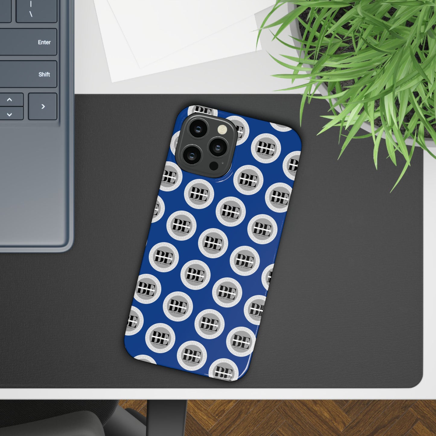 The B - U Shop Slim Cases (Exclusive Blue Full Printed Design)