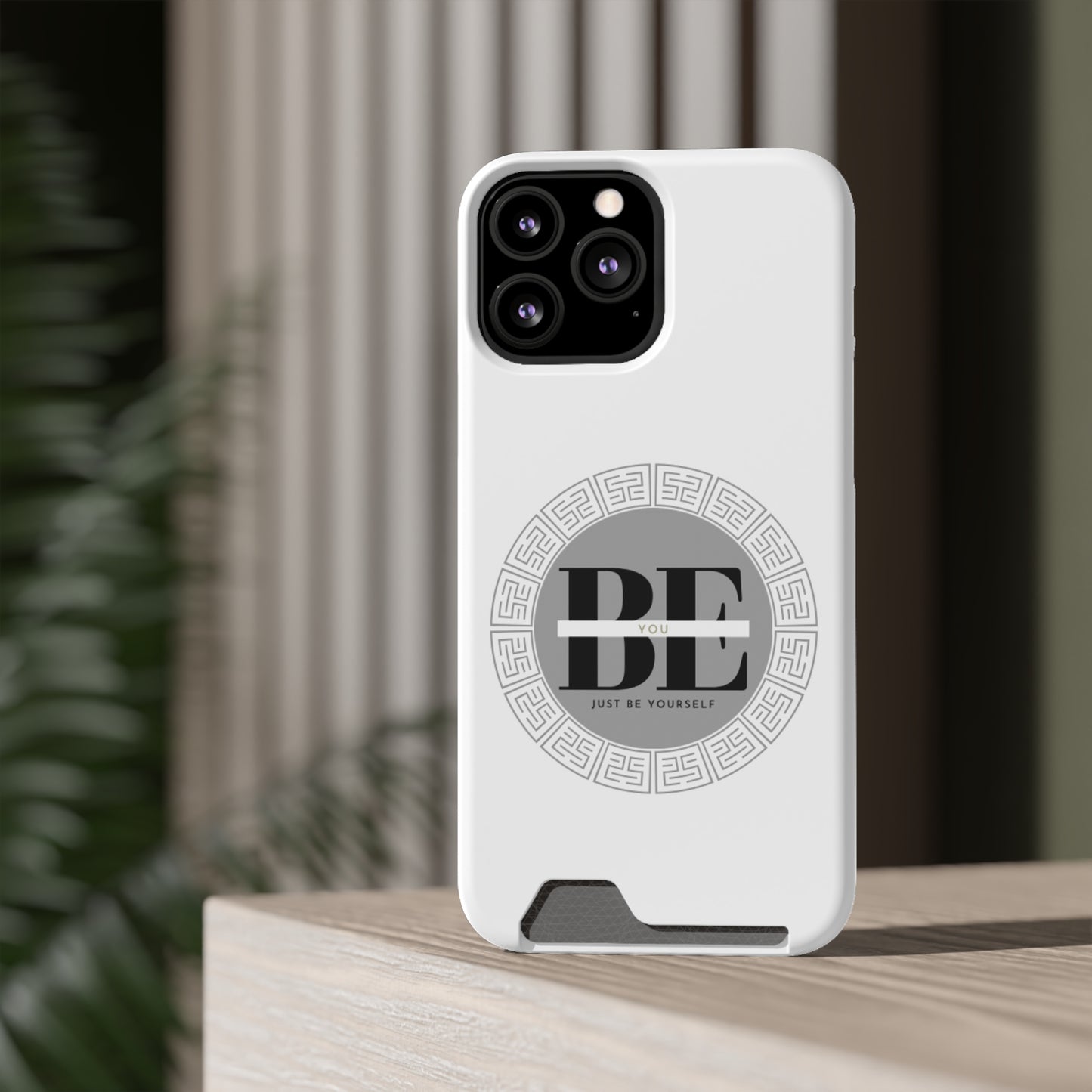 The B - U Shop Phone Case With Card Holder