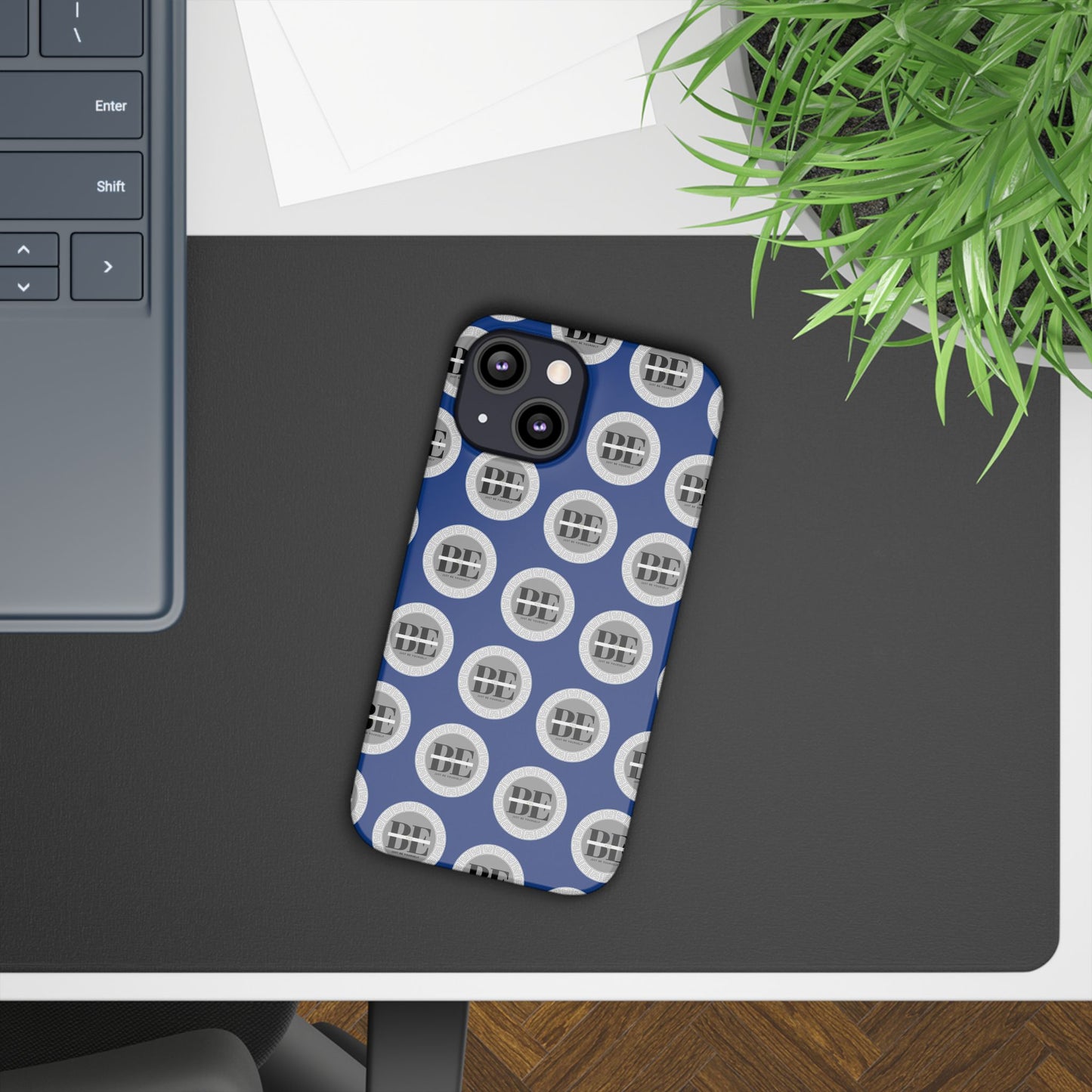 The B - U Shop Slim Cases (Exclusive Blue Full Printed Design)