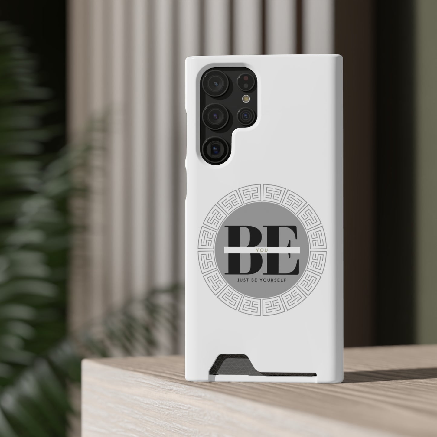The B - U Shop Phone Case With Card Holder