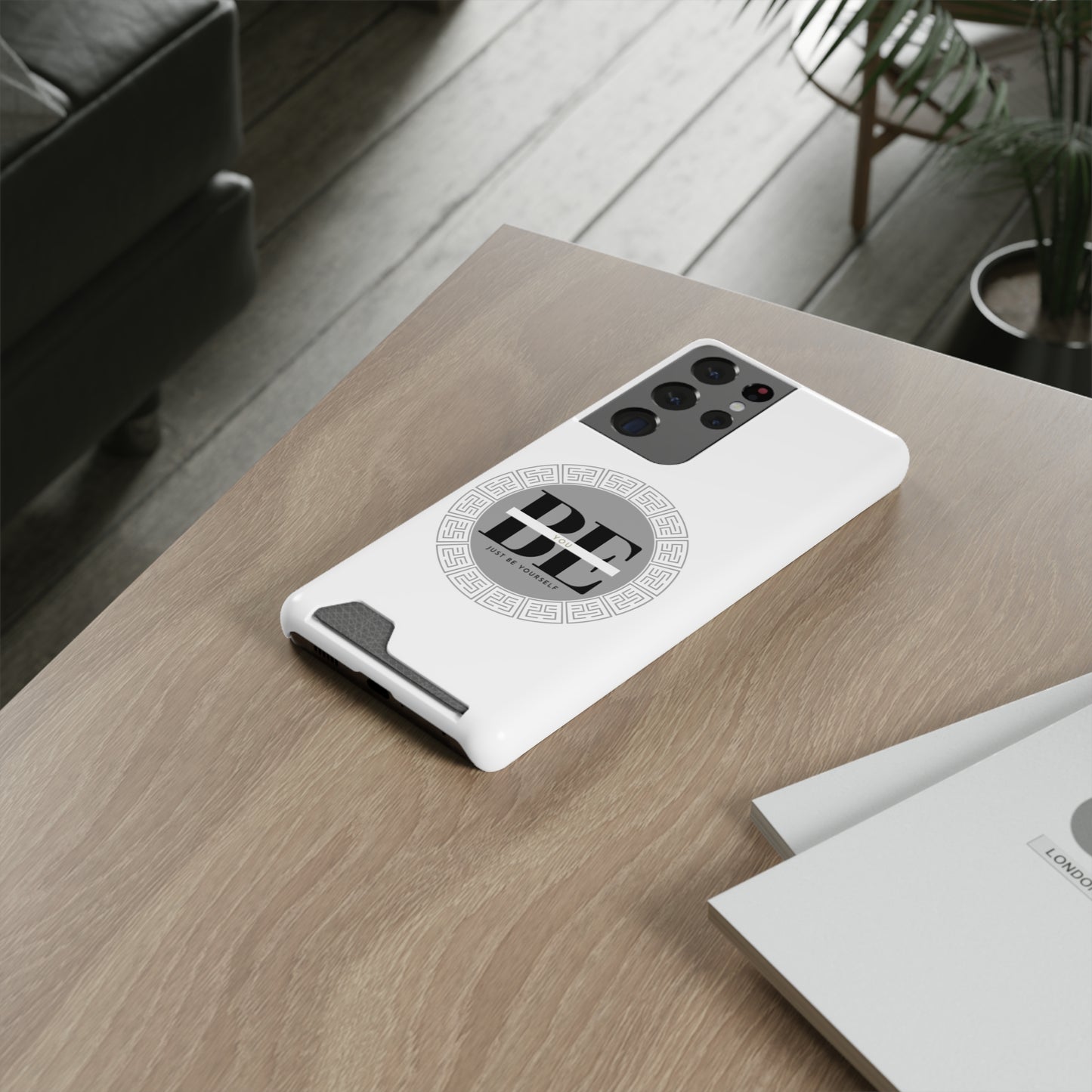 The B - U Shop Phone Case With Card Holder