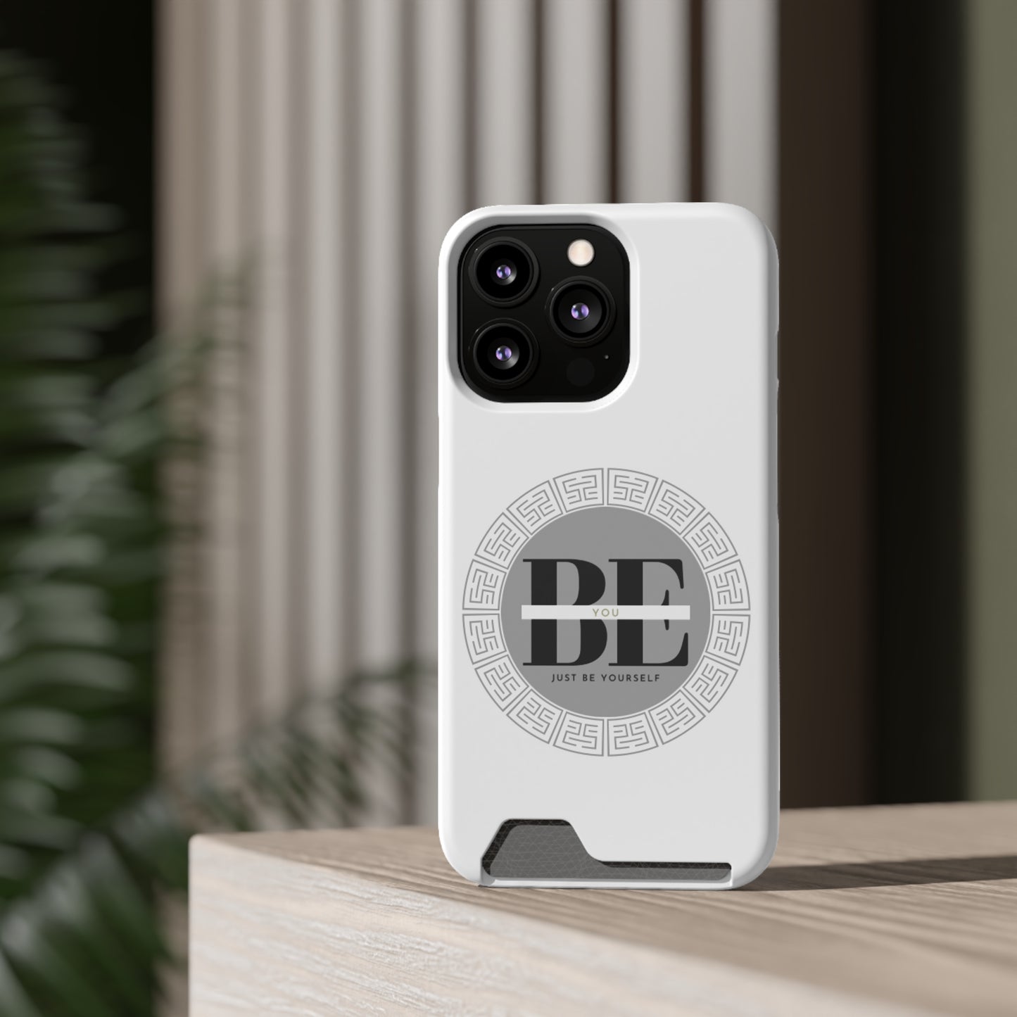 The B - U Shop Phone Case With Card Holder