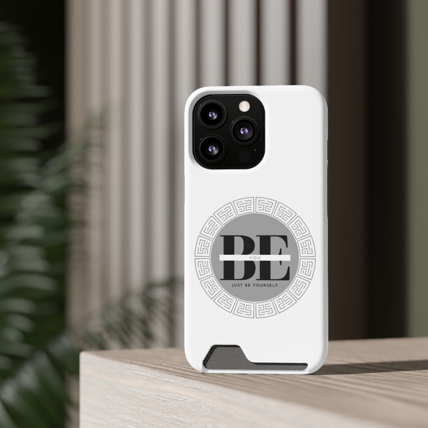 The B - U Shop Phone Case With Card Holder