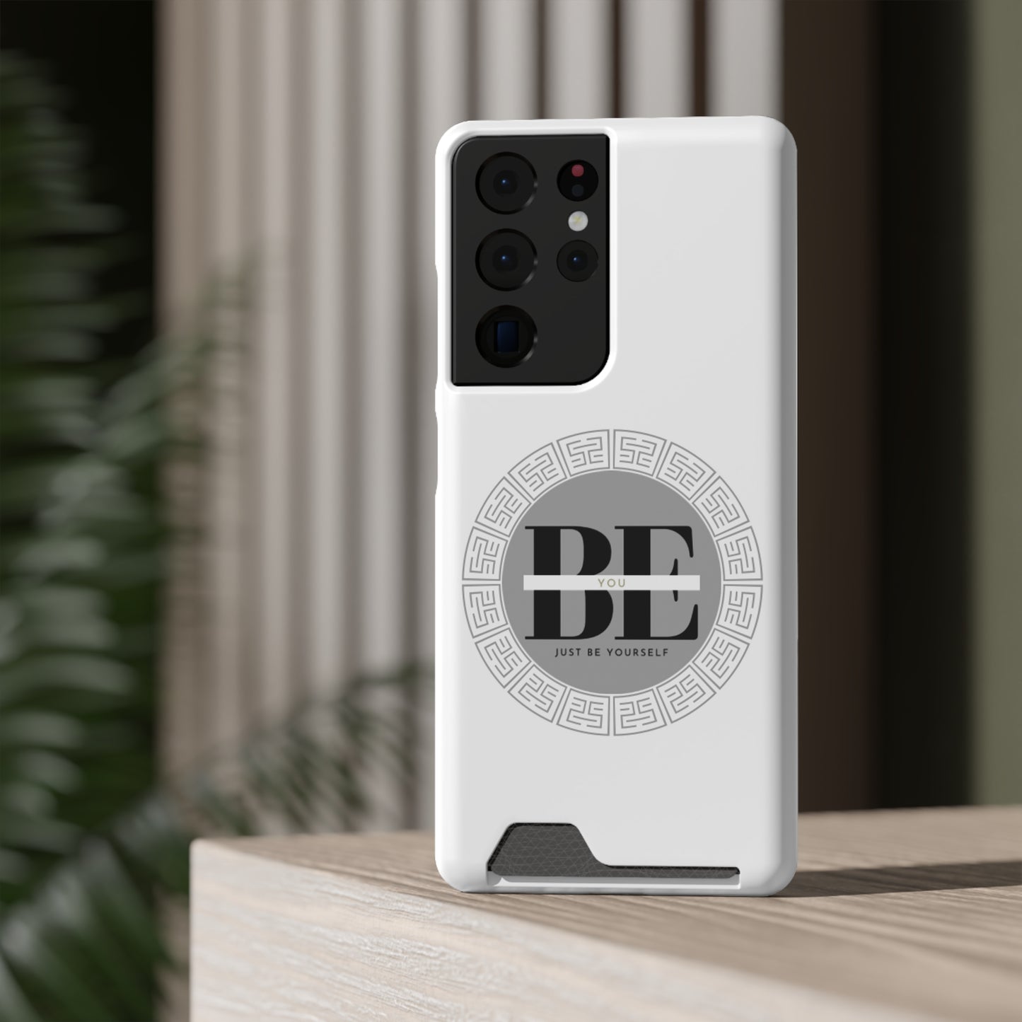 The B - U Shop Phone Case With Card Holder