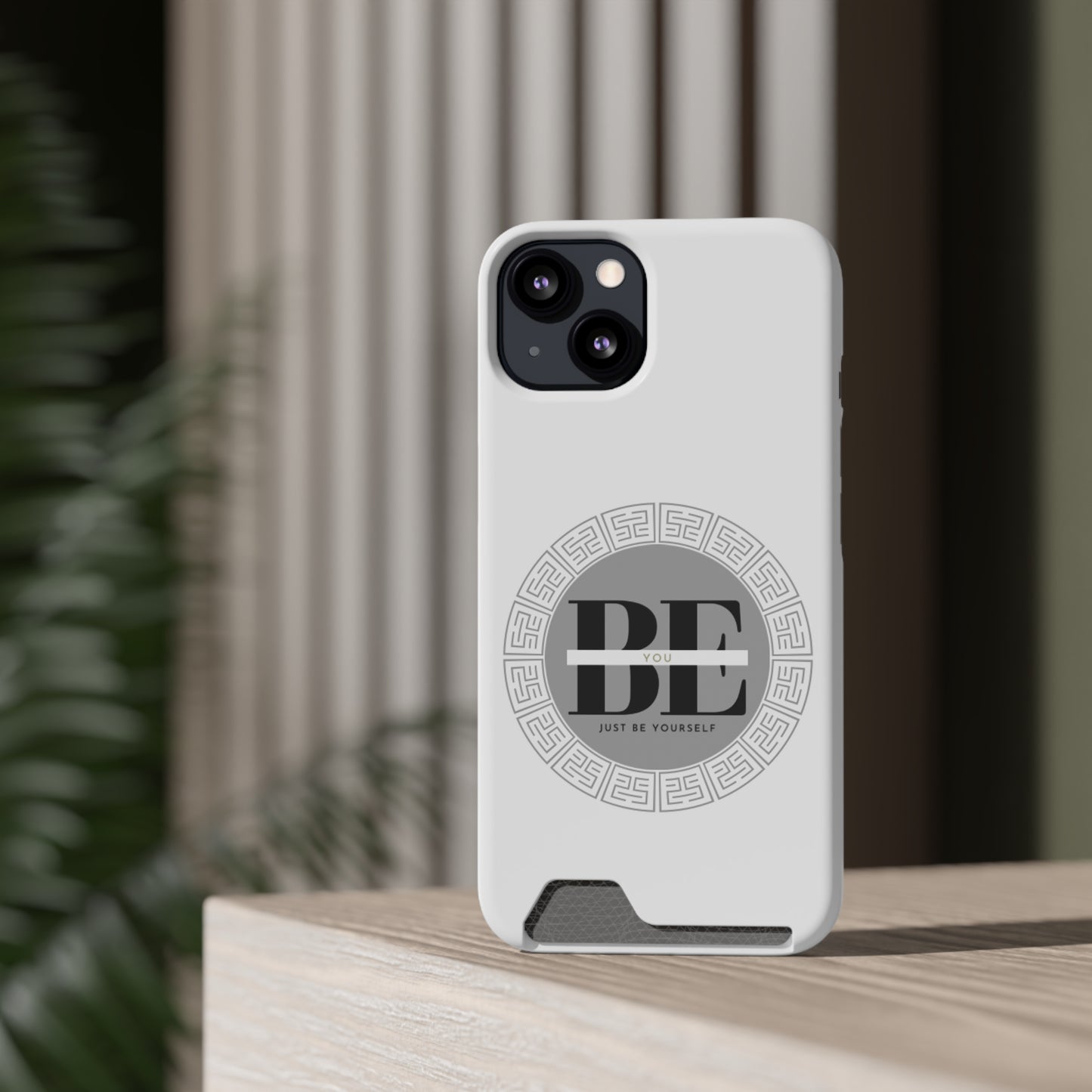 The B - U Shop Phone Case With Card Holder