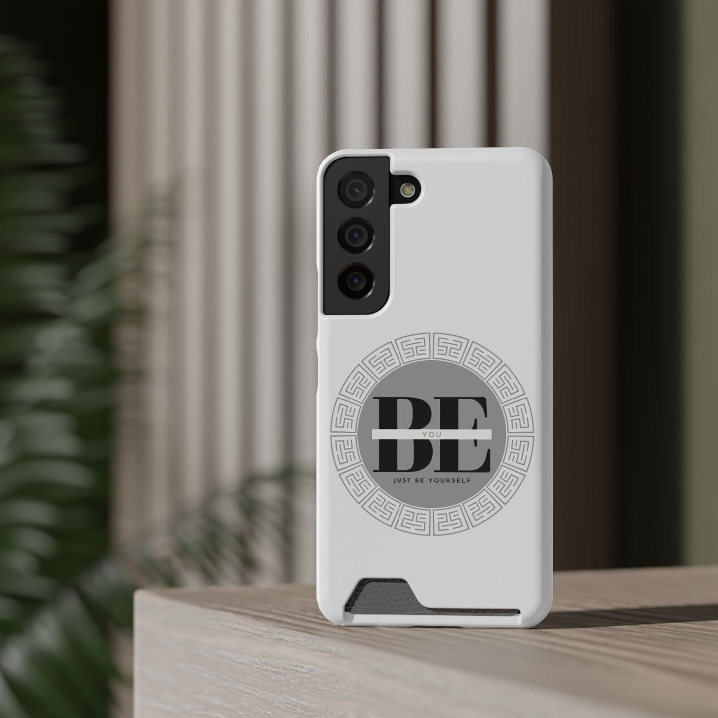 The B - U Shop Phone Case With Card Holder