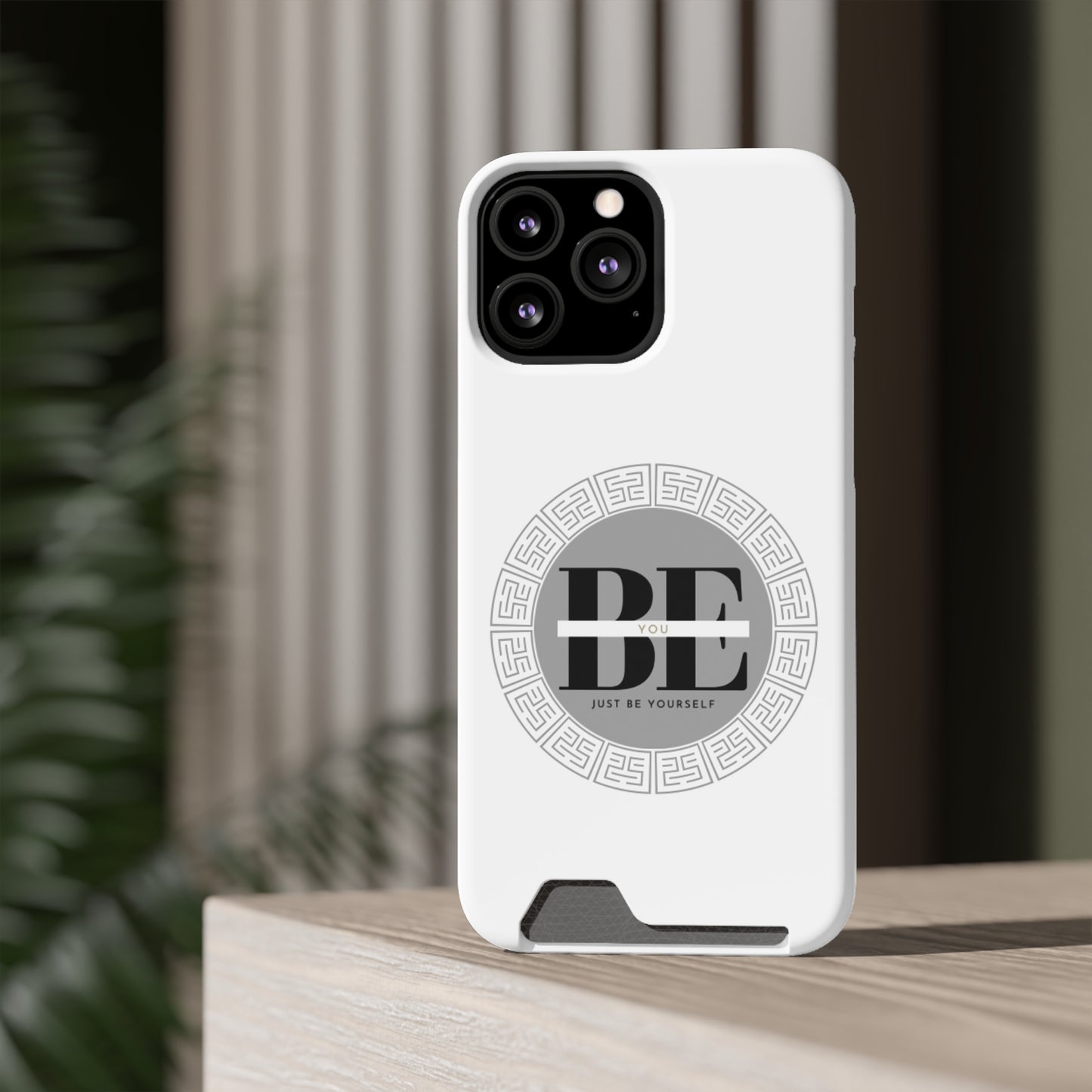 The B - U Shop Phone Case With Card Holder