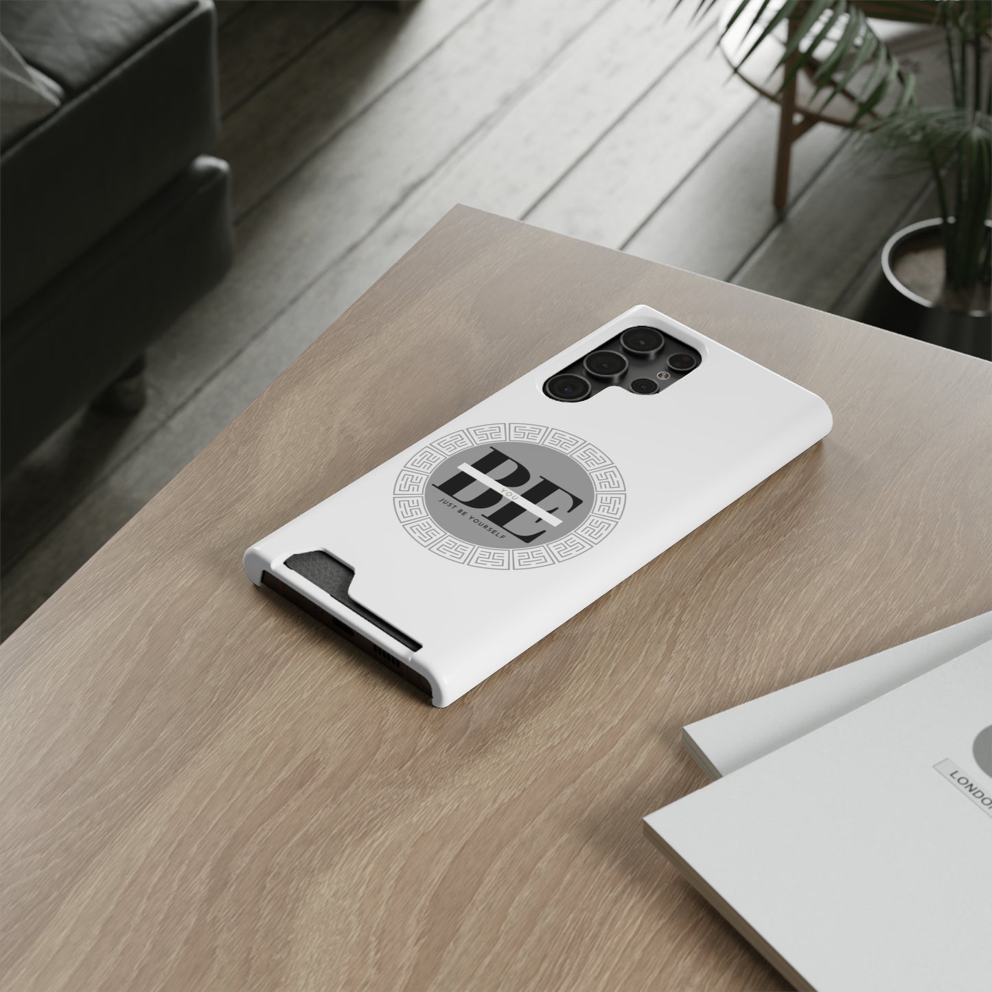 The B - U Shop Phone Case With Card Holder