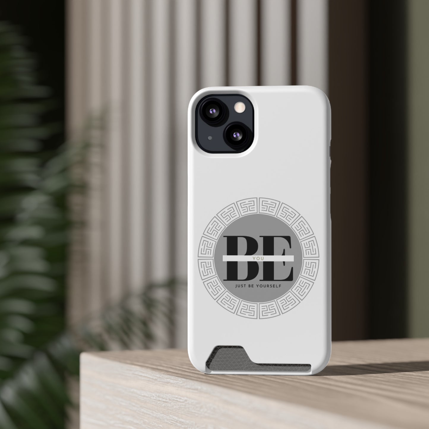 The B - U Shop Phone Case With Card Holder