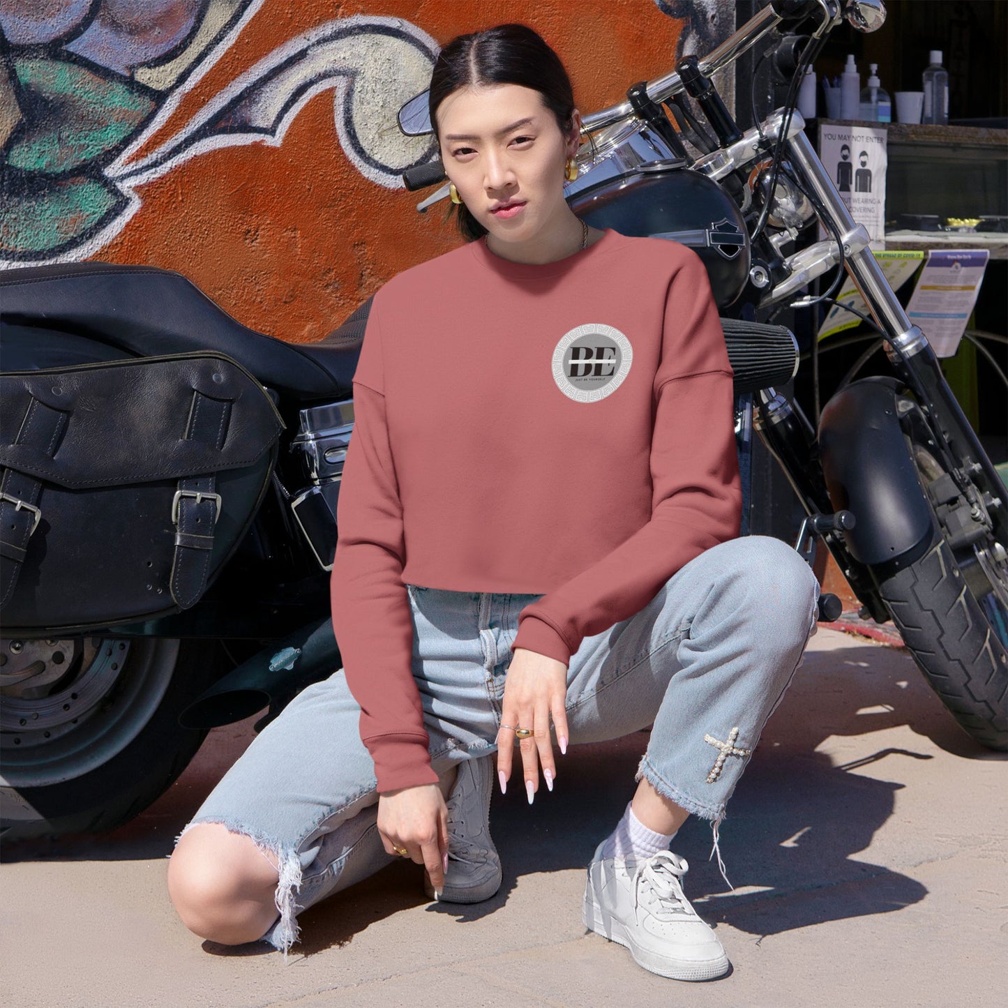 The B - U Shop Women's Cropped Sweatshirt