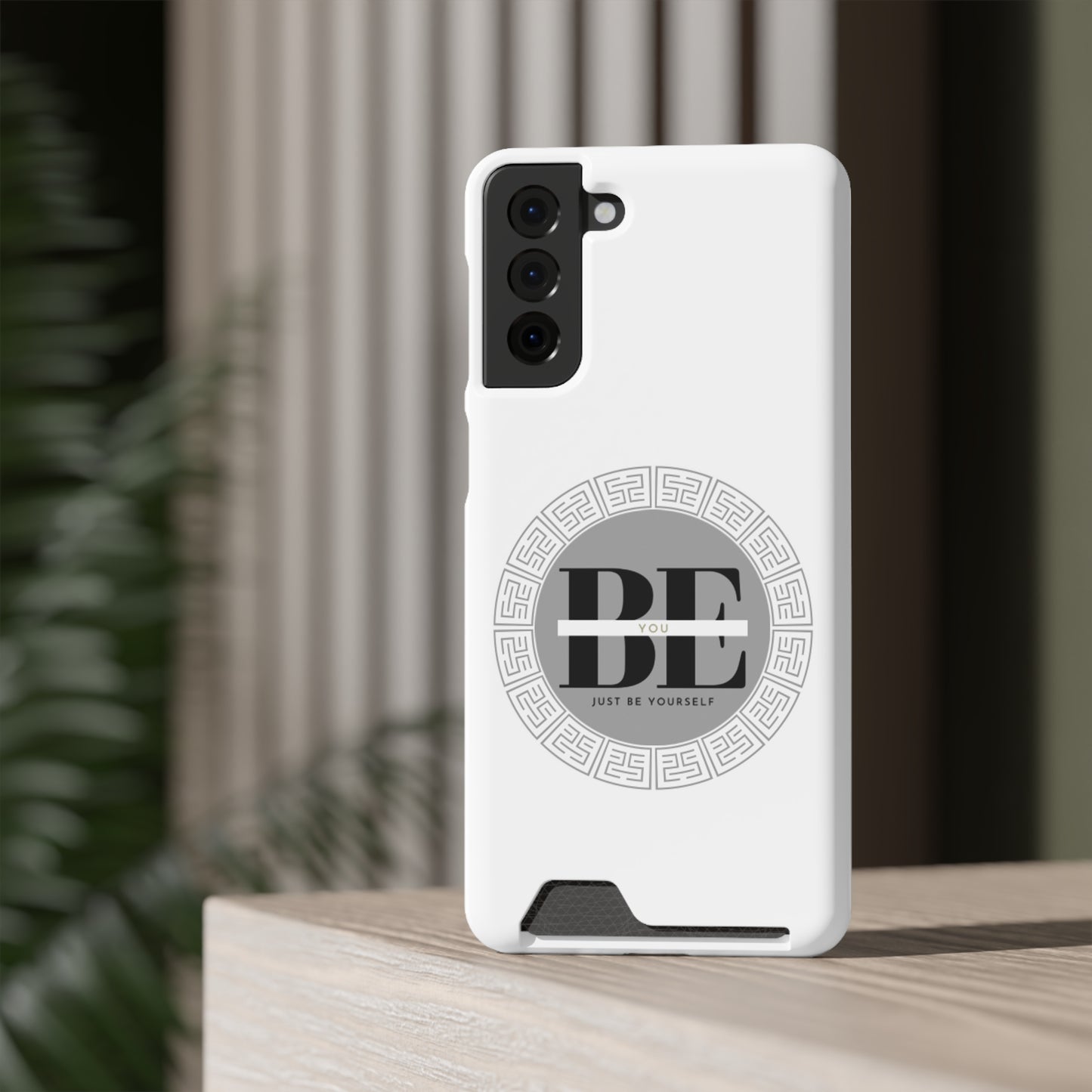 The B - U Shop Phone Case With Card Holder