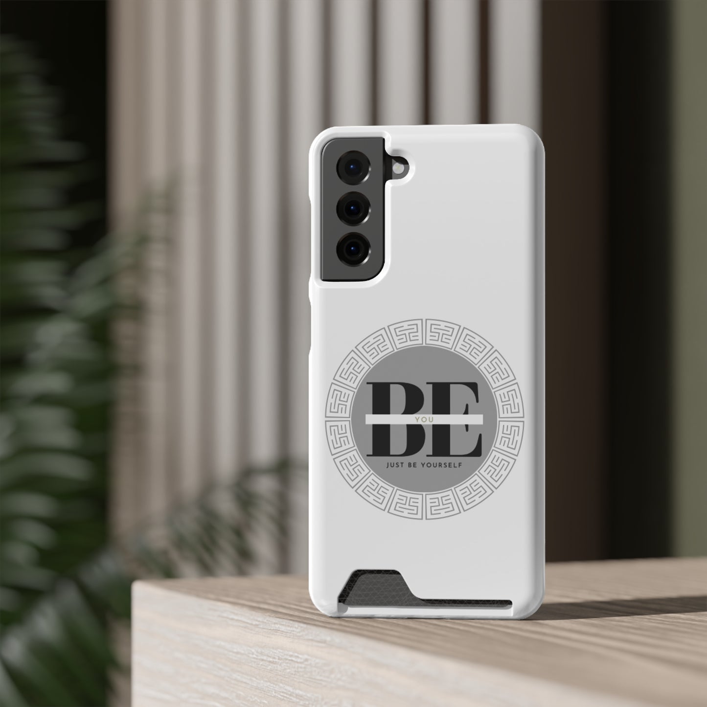 The B - U Shop Phone Case With Card Holder