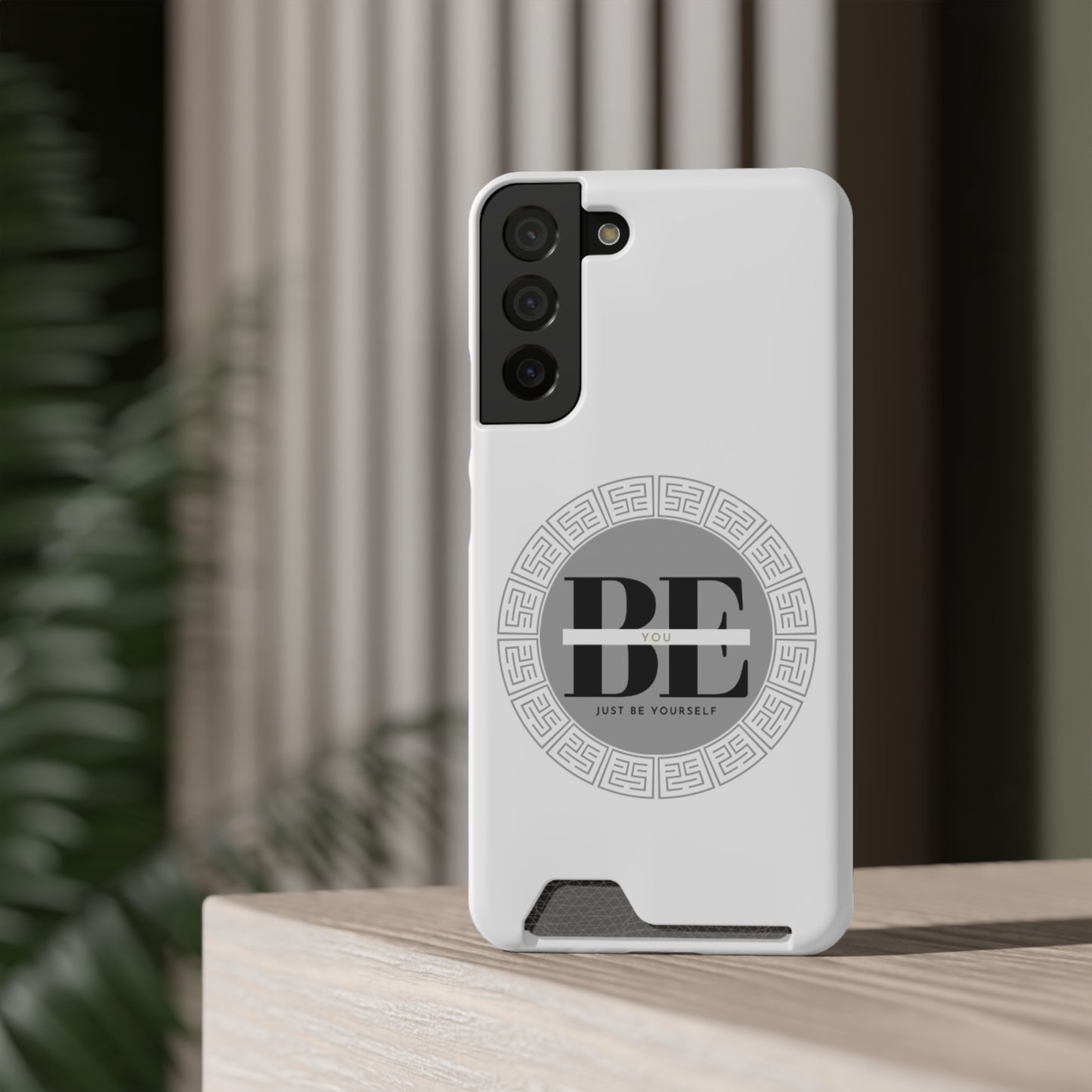 The B - U Shop Phone Case With Card Holder