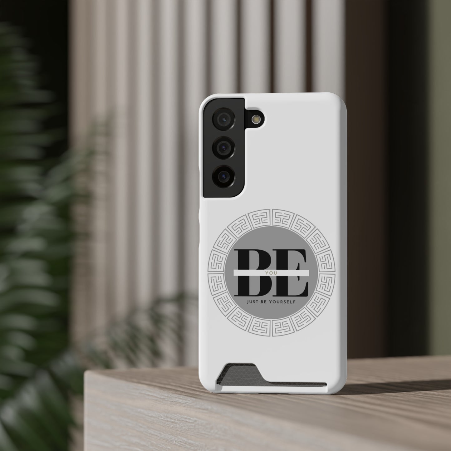The B - U Shop Phone Case With Card Holder