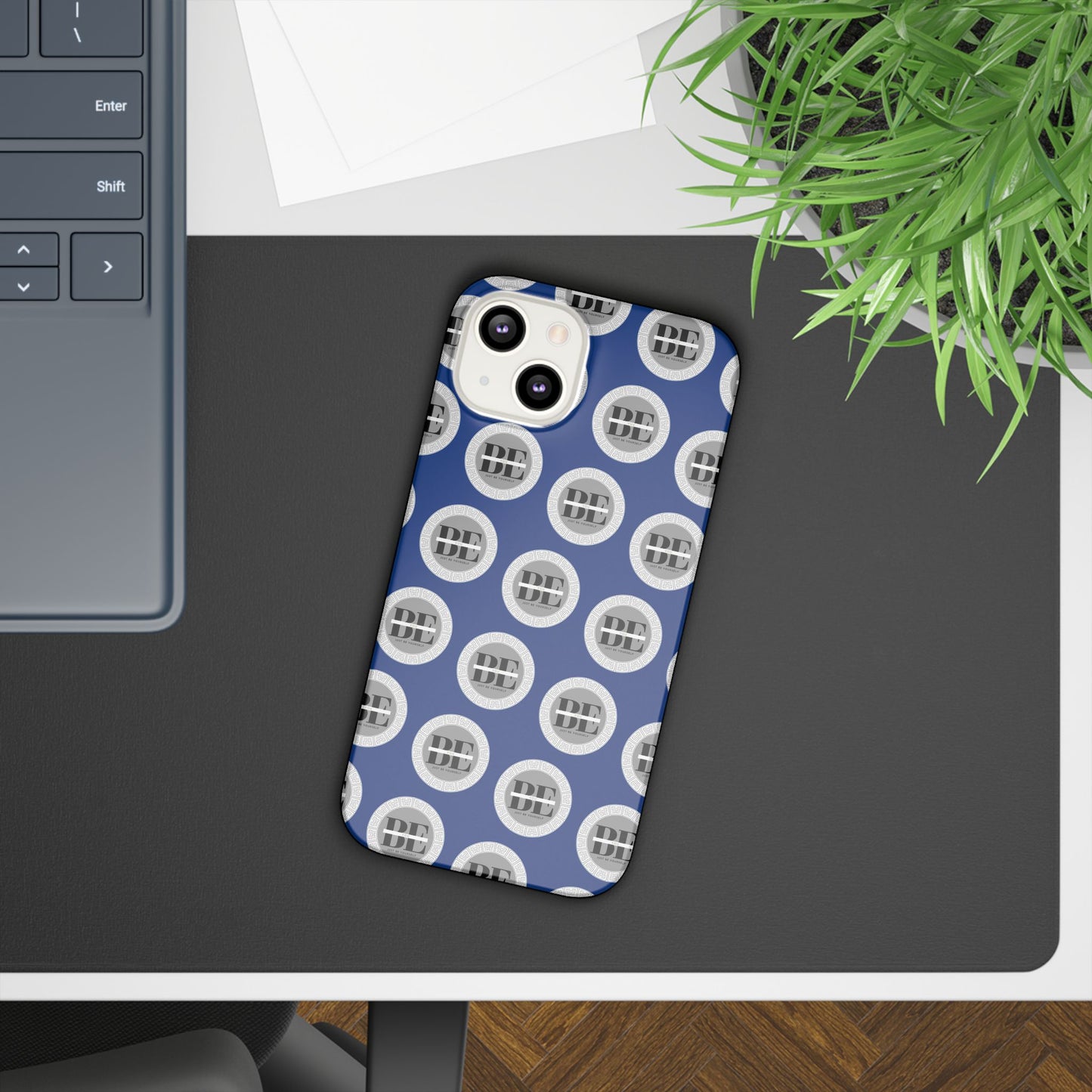 The B - U Shop Slim Cases (Exclusive Blue Full Printed Design)